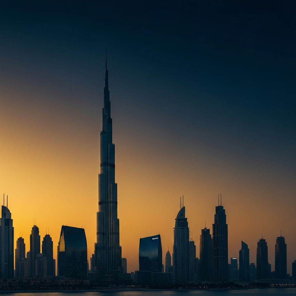 Dubai skyline representing the UAE business hub